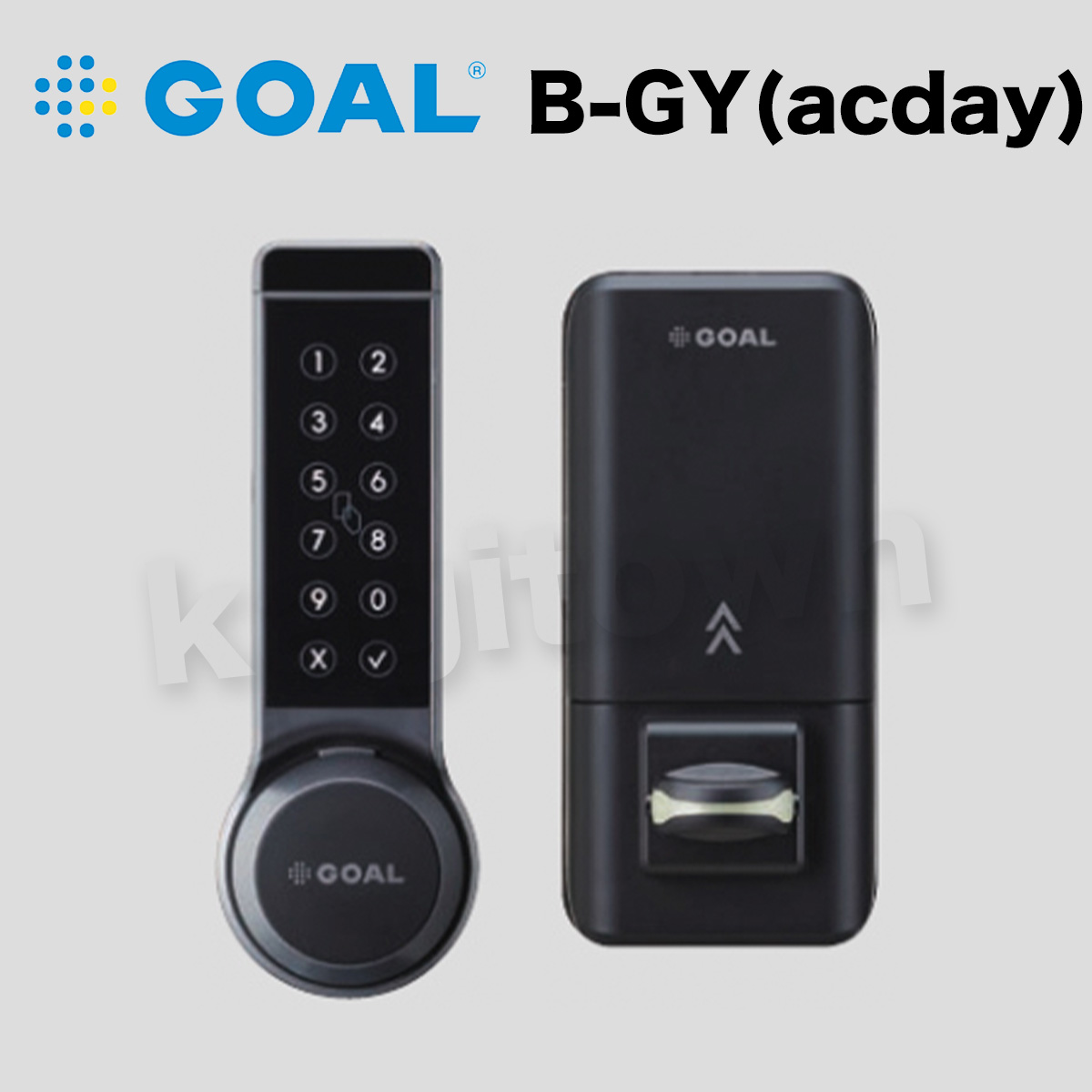 GOAL 【ゴール】電池式スマートロック[GOAL-B-GY]acday スマートフォン対応