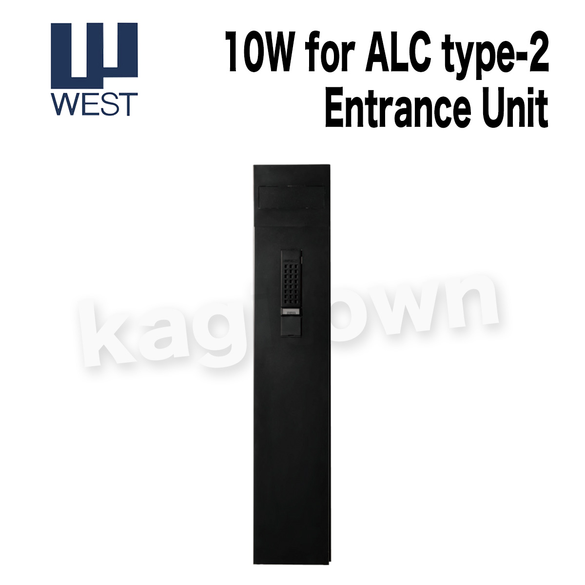 WEST 【ウエスト】玄関ユニット[WEST-10W type2]10W for ALC Entrance Unit パネルのみインターホン付属なし