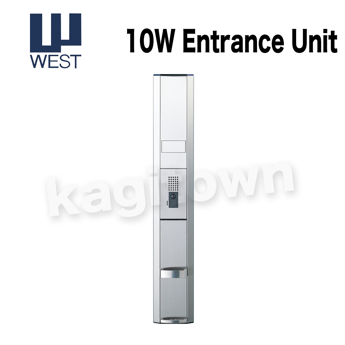 WEST 【ウエスト】玄関ユニット[WEST-10W]10W Entrance Unit パネルのみインターホン付属なし