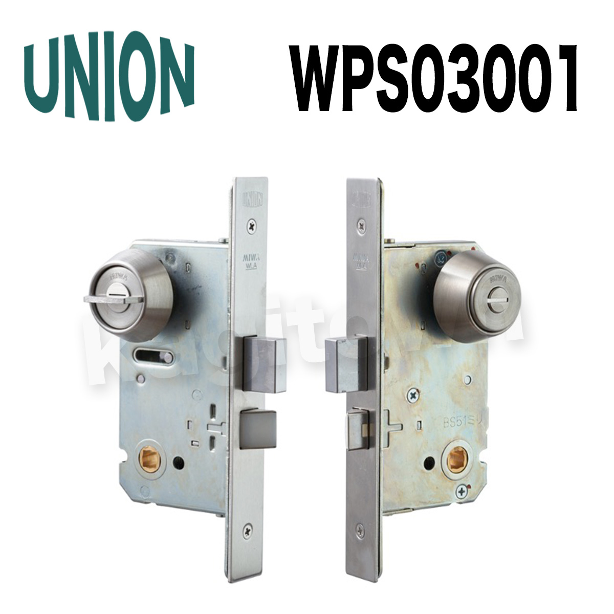 UNION【ユニオン】WPS03001[錠前]錠ケース BS51mm DT50〜57mm